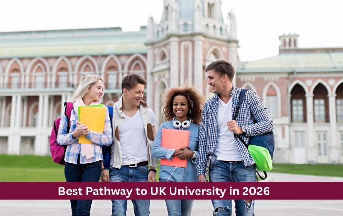 best pathway to uk university students outside london campus 2026