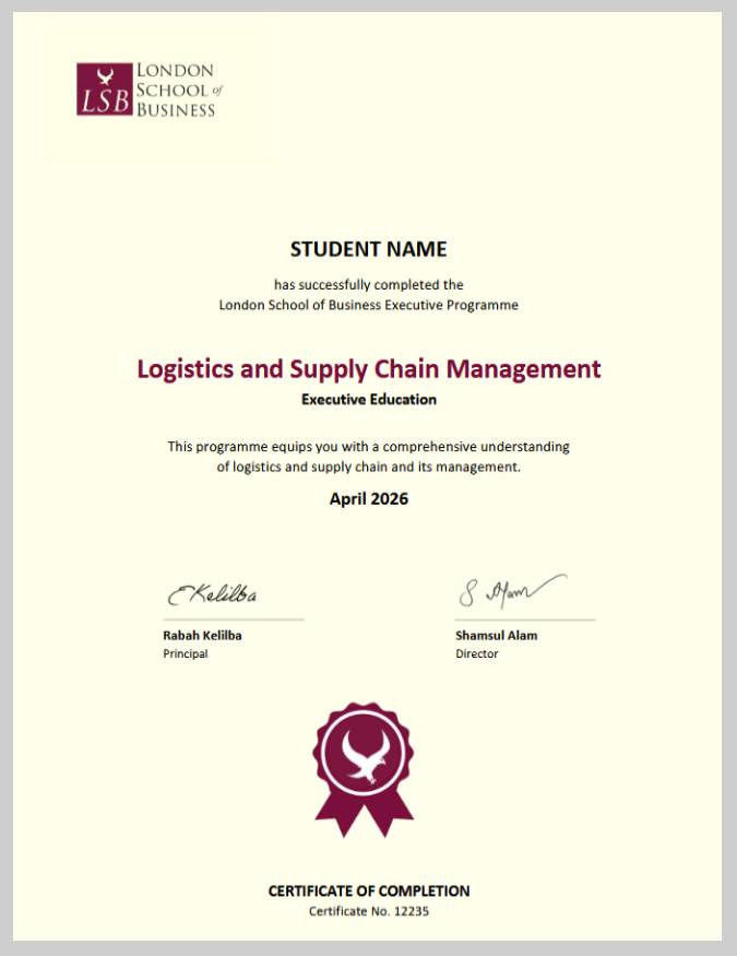 sample certificate