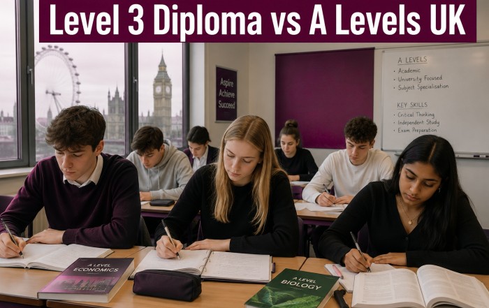 level 3 diploma vs a levels uk