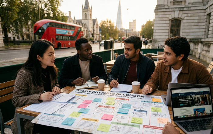 study business in london international students